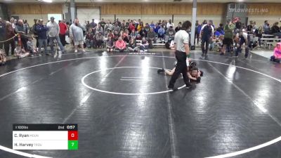 I 100 lbs Semifinal - Coltan Ryan, Mount Upton vs Hunter Harvey, Trout Run