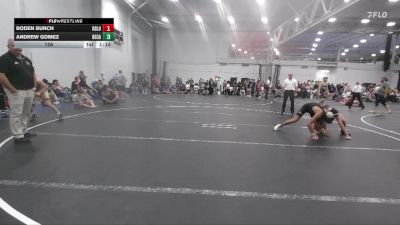 126 lbs Round 5 (6 Team) - Boden Burch, Kraken Blue vs Andrew Gomez, BECA