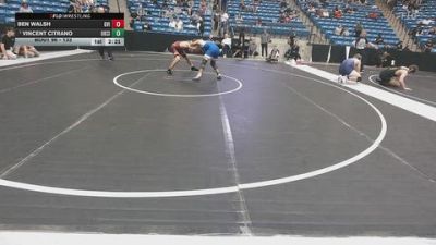 133 lbs Champ. Round 2 - Vincent Citrano, Oklahoma City vs Ben Walsh, Grand View (Iowa)