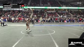 55 lbs Champ. Round 1 - Bryson Mills, WTC vs Sam Grossi, South Central Punisher