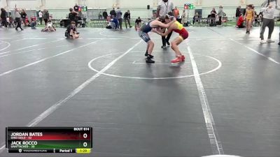 84 lbs Round 4 - Jack Rocco, Unattached vs Jordan Bates, Ohio Gold