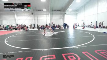 100 lbs Rr Rnd 4 - Heather Weaver, Ponca City LadyCat Wrestling vs Jazara Gray-Peterson, Stillwater Lady Pioneers