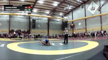 110 lbs Cons. Round 2 - Dakota Harris, Tulsa Union High School vs Presley Sandobal, Maysville