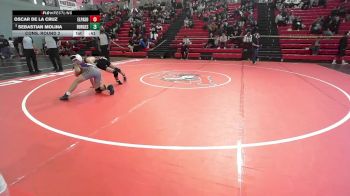 113 lbs Cons. Round 2 - Sebastian Molina, El Paso Burges vs Oscar De La Cruz, El Paso