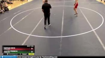 160 lbs Cons. Round 2 - Nathan Beck, Minnesota vs Austin Prebeck, Minnesota