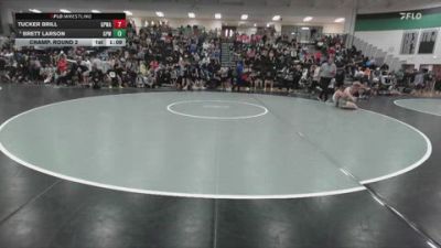 132 lbs Champ. Round 2 - Brett Larson, GPWA vs Tucker Brill, Great Plains Wrestling Academy