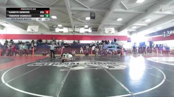 Boys 122 lbs 5th Place Match - Trenton Vannucci, Paradise Boys vs Kamdyn Emmons, Hope Boys