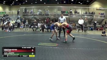 112 lbs Semifinal - Gus Legato, Archbold Wrestling Club vs Kristian Keyes, Unattached