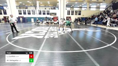 189 lbs Final - Justin Griffith, Sanford vs Michael Dellagatta, St. Joseph Regional