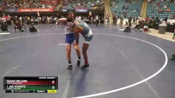 174 lbs Champ. Round 1 - 1 Joe Koontz, Lindsey Wilson vs Isaiah Sellers, Williams Baptist