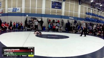 113 lbs Semis & Wb (16 Team) - Landon Stranger, New Palestine vs Tyler Tun, Fort Wayne Snider