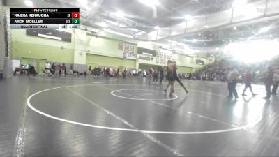 150 lbs Quarterfinal - Aron Moeller, El Camino Real vs Ka`ena Kekauoha, SAN PEDRO