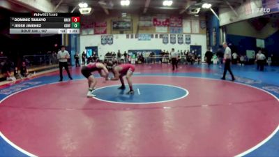 157 lbs Semifinal - Dominic Tamayo, Oak Hills vs Jesse Jimenez, Centennial (Corona)