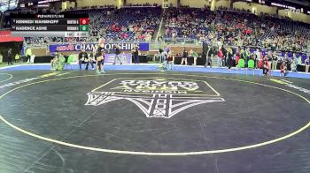 Girls-135 lbs Champ. Round 1 - Kennedi Wahmhoff, Manton Hs Girls vs Kadence Ashe, Buchanan Hs Girls
