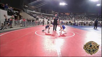 46 lbs Semifinal - Landyn Ellerd, Choctaw Ironman Youth Wrestling vs Braxton Shackelford, Prime Wrestling