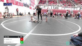 37 lbs Rr Rnd 1 - Easton Civitts, Harrah Little League Wrestling vs Cru Camarillo, Standfast