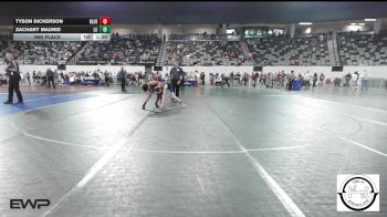 92 lbs 3rd Place - Tyson Dickerson, Blue Devil Wrestling vs Zachary Madrid, Lincoln Christian