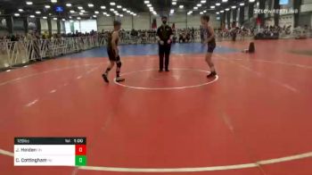 120 lbs Consolation - Justin Heiden, OH vs Chance Cottingham, NC