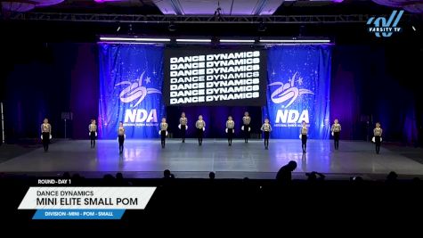 Dance Dynamics - Mini Elite Small Pom [2025 Mini - Pom - Small Day 1] 2025 NDA All-Star National Championship