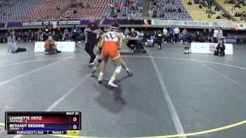 124 lbs Placement Matches (16 Team) - Bethany Regione, Aurora vs Liannette Ortiz, Wartburg