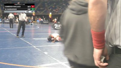 65 lbs Consy 2 - Cameron Wallace, Methacton vs Kj Harbarger, Hempfield
