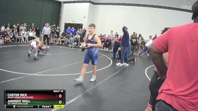 80 lbs Round 1 - Carter Rice, Ghost Wrestling Of Wnc vs Andrew Wall, JET Wrestling Club