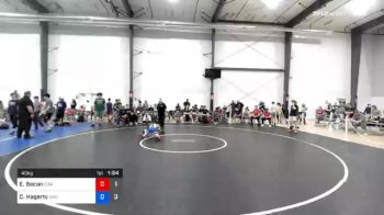 40 kg Prelims - Emma Bacon, Easton Gold Medal vs Cole Hagerty, Arsenal Wrestling Club