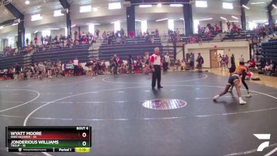 125 lbs Semis & 1st Wrestleback (8 Team) - Jonderious Williams, Troup vs Wyatt Moore, Ohio Hazards