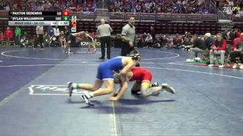 2A-120 lbs Quarterfinal - Dylan Williamson, Van Meter vs Paxton Redenius, Clarion-Goldfield-Dows