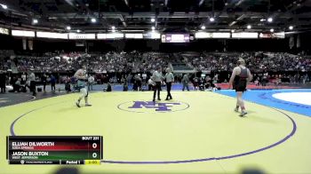 2A 195 lbs Quarterfinal - Jason Buxton, West Jefferson vs Elijah Dilworth, Soda Springs