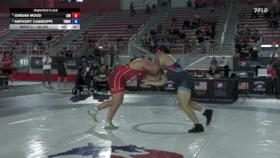 125 kg Champ. Rd Of 16 - Jordan Wood, Lehigh RTC/NYAC vs Anthony Cassioppi, TMWC