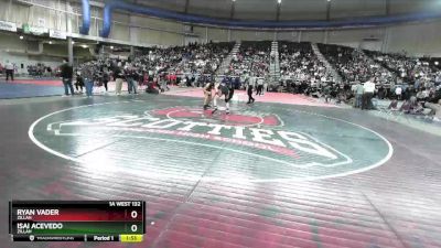 1A West 132 lbs Semifinal - Isai Acevedo, Zillah vs Ryan Vader, Zillah