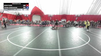 78 lbs Cons. Round 3 - Dean Flege, La Crosse Area Wrestlers vs Tatem Constantini, Team Nazar Training Center