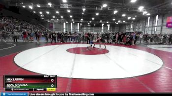 100 lbs Champ. Round 1 - Max Larwin, COWA vs Isaac Apodaca, Mat Demon WC