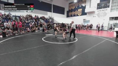 115 lbs Semifinal - Maritza Ruiz, Reign Wrestling Club vs Dolores Thom, LB Poly