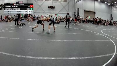 138 lbs Round 2 (4 Team) - Anthony Severino, Savage WA Black vs Thomas Bencho, Freakztyle Wrestling