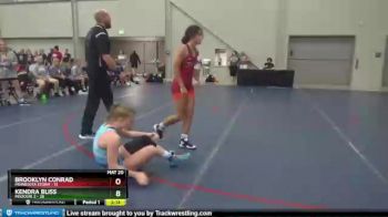 122 lbs 2nd Wrestleback (8 Team) - Brooklyn Conrad, Minnesota Storm vs Kendra Bliss, Missouri 2