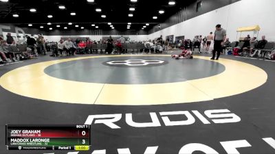 60 lbs Round 1 (8 Team) - Maddox LaRonge, LAW/Crass Wrestling vs Joey Graham, Indiana Outlaws