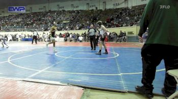 130 lbs Round Of 64 - Easton Blakley, Plainview JH vs Trystin Kibble, Lawton, MacArthur Ok