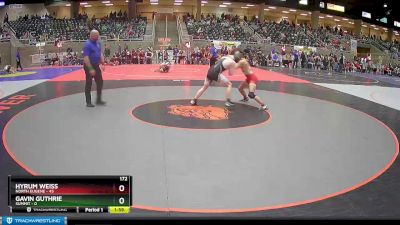 172 lbs Placement (4 Team) - Hyrum Weiss, North Eugene vs Gavin Guthrie, Summit