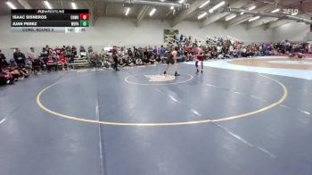 138 lbs Cons. Round 2 - Isaac Sisneros, Cheyenne Mountain vs Juan Perez, Woodland Park