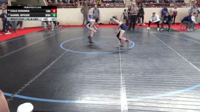 75_B lbs Consi Of 8 #2 - Cole Kokinda, Tamaqua vs Daniel Spicer, Downingtown West