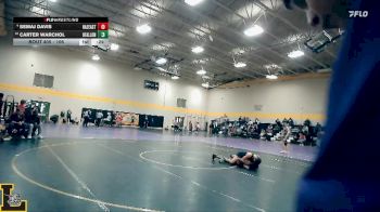 106 lbs 7th Place Match - Semaj Davis, Hazelwood East vs Carter Warchol, O`Fallon (H.S.)