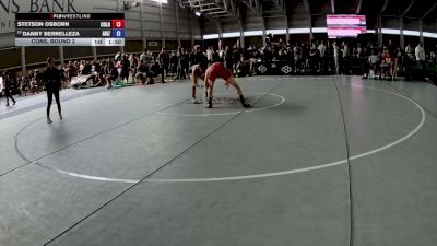 132 lbs Cons. Round 2 - Stetson Osborn, Colorado vs Danny Berrelleza, Arizona