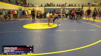 120 lbs Round 2 - Jaisean Phillips, Cougar Wrestling Club vs Ezekiel Witt, Manhattan Regional Training Center (MRTC)
