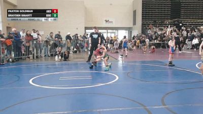 61 lbs Rr Rnd 1 - Paxton Goldman, American MMAW - ESC vs Brayden Smartt, Rabbit Wrestling Club - ESC