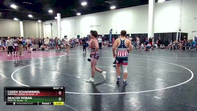 190 lbs Round 4 (8 Team) - Deacon Moran, Team STL Black vs Caden Schadwinkel, Nebraska Heroes (B Team)