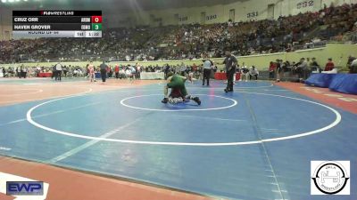 101 lbs Round Of 64 - Cruz Orr, Ardmore Junior High vs Haven Grover, Edmond Santa Fe