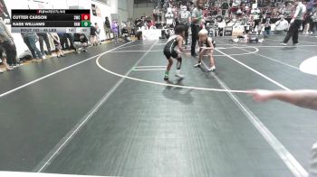 46 lbs Consolation - Cutter Carson, Salina Wrestling Club vs Kase Williams, Raw Wrestling Club