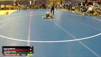 130 lbs Semis & 1st Wrestleback (8 Team) - Lyle Carruth, LCWM vs Maverick Bosl, BHVPP